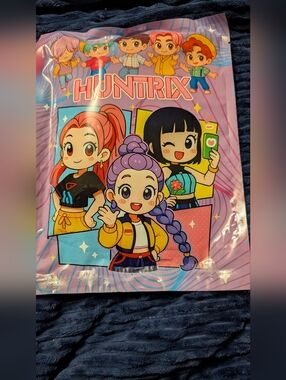 HunterX Pink Cartoon Anime Graphic Mystery Pouch